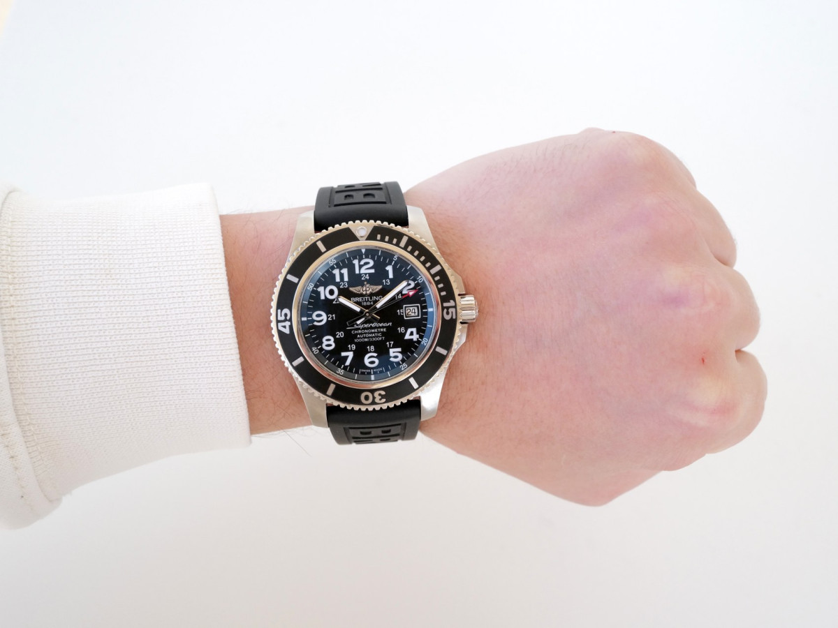 Годинник Breitling SuperOcean II Black Dial 44mm[4]