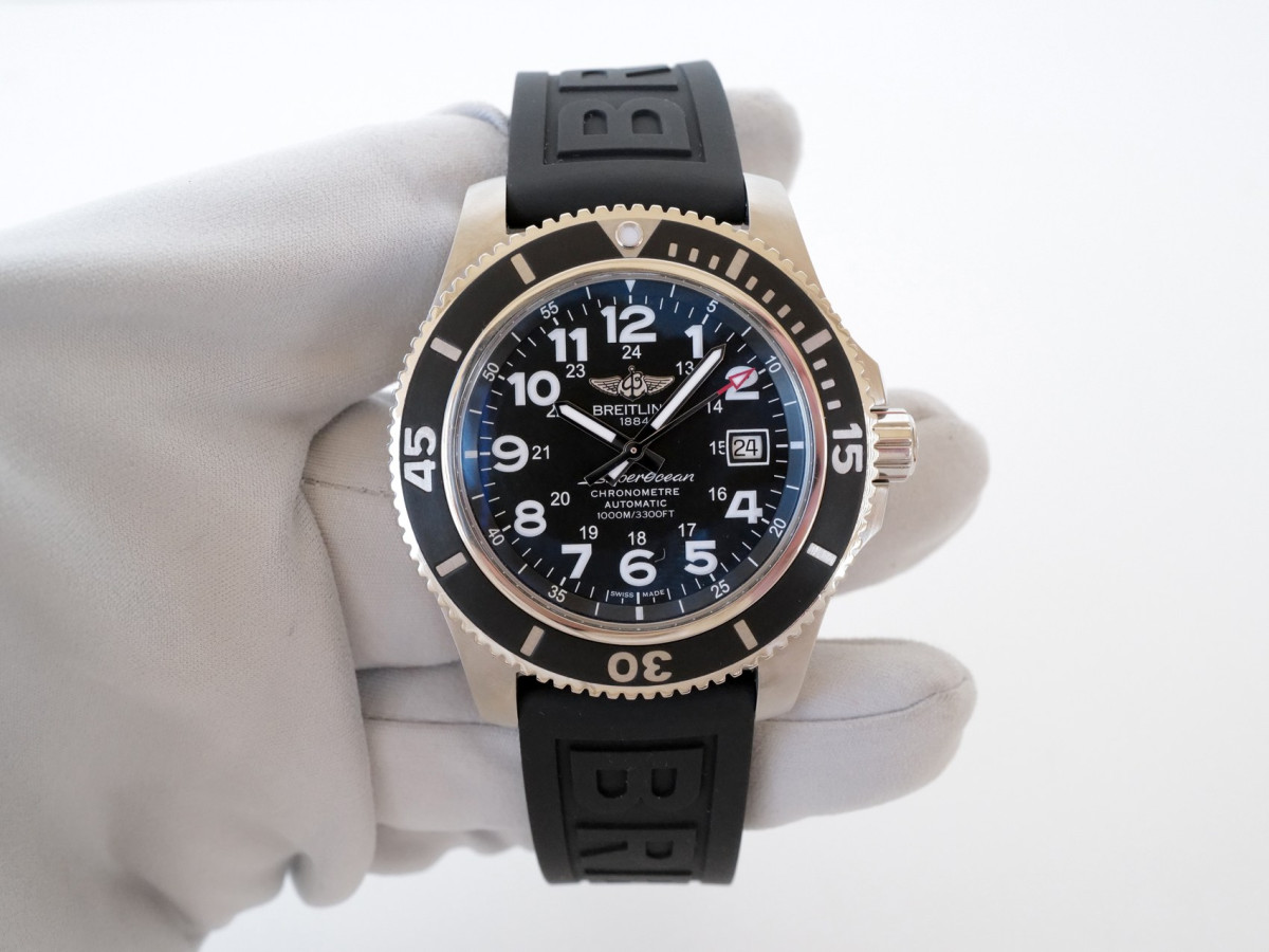 Годинник Breitling SuperOcean II Black Dial 44mm[8]