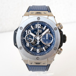 Швейцарський годинник Hublot Big Bang Unico Titanium Blue 44mm