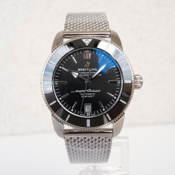 Швейцарський годинник Breitling Superocean Heritage II 46mm B20 Black Dial 
