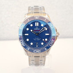 Швейцарський годинник Omega Seamaster Diver 300m Co-Axial Chronometer Blue Dial 42mm NEW (2026)