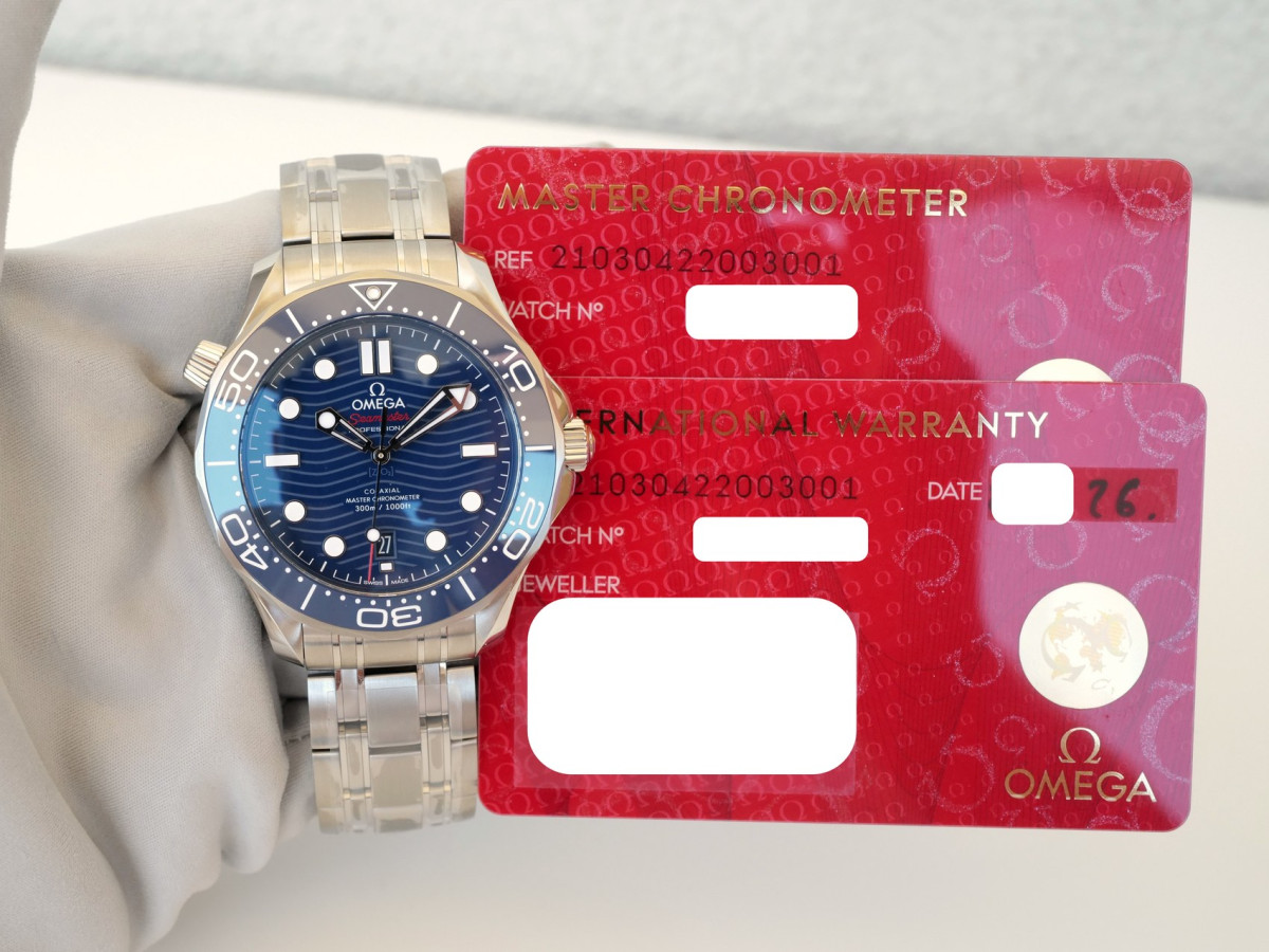 Годинник Omega Seamaster Diver 300m Co-Axial Chronometer Blue Dial 42mm NEW (2026)[9]