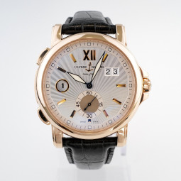 Швейцарские часы Ulysse Nardin GMT Big Date 18K Rose Gold Sunray Dial 42mm