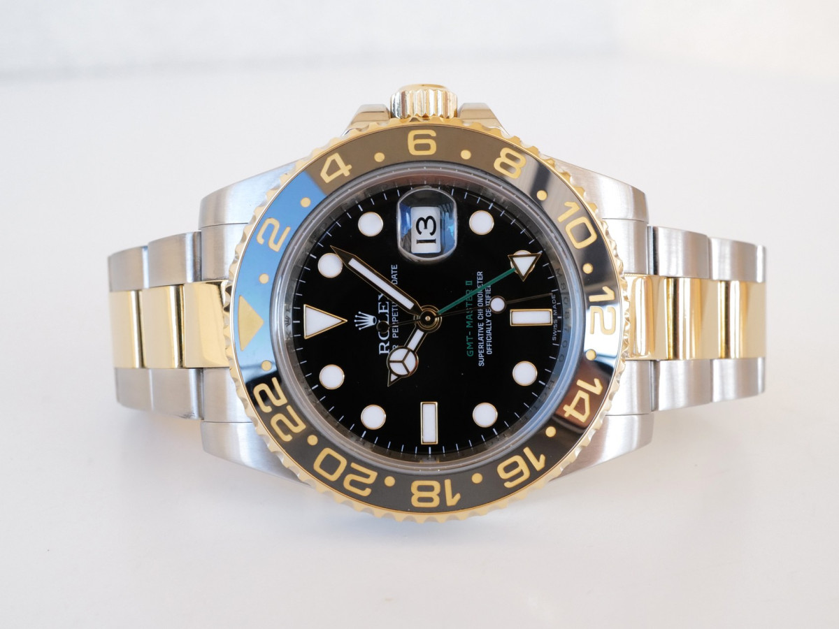 Годинник Rolex GMT-Master II  18K Yellow Gold Black Dial