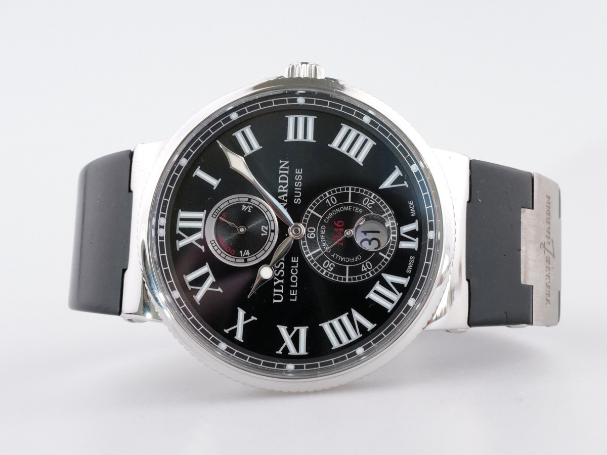 Купить часы Ulysse Nardin Maxi Marine Chronometer Black Dial 43mm