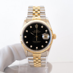 Швейцарський годинник Rolex Datejust 36 Jubilee Black Diamond Dial