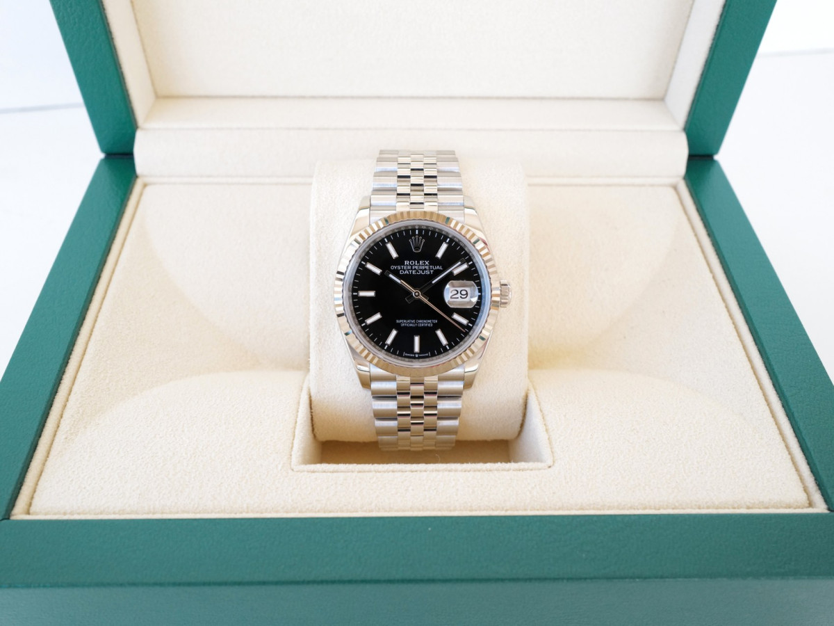 Годинник Rolex Datejust 36 Jubilee Steel Black Dial[9]