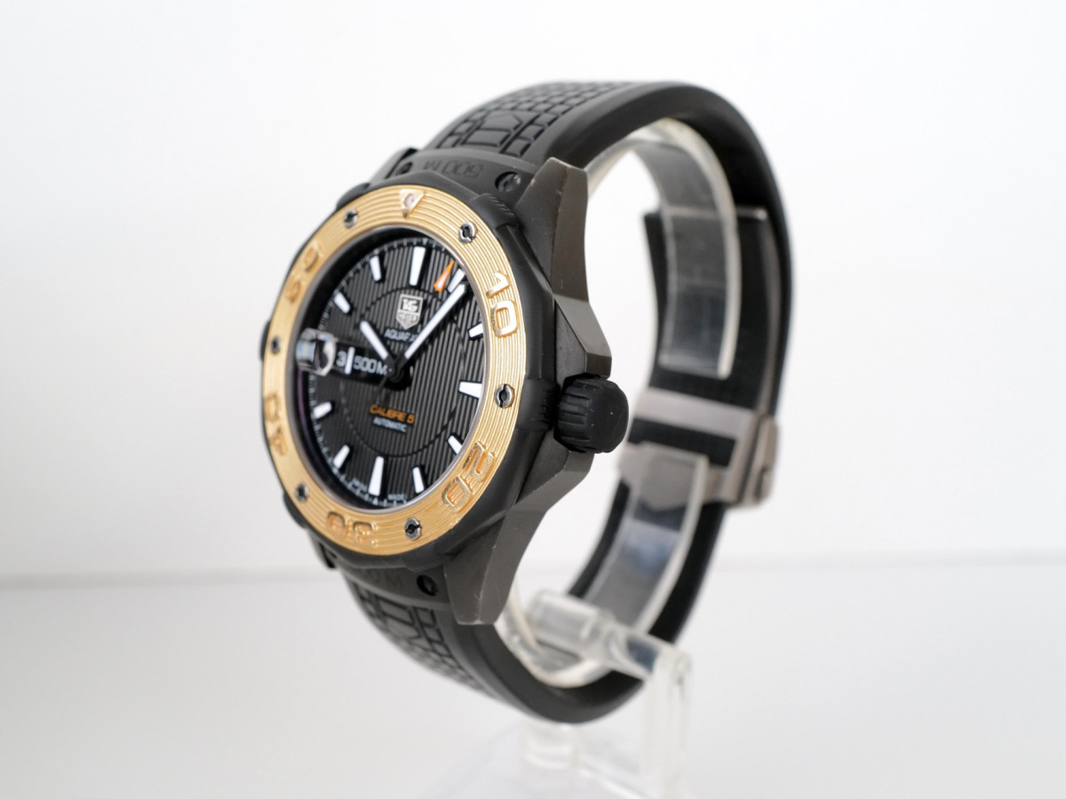 Часы TAG Heuer Aquaracer 500M Calibre 5 Titanium 18K Rose Gold 43[7]