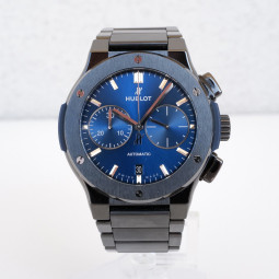 Швейцарський годинник Hublot Classic Fusion 45mm Chronograph Ceramic Blue