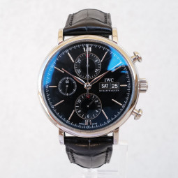Швейцарський годинник IWC Portofino Chronograph 42mm Black Dial
