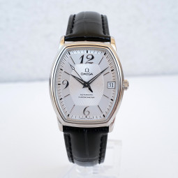 Швейцарський годинник Omega De Ville Prestige Tonneau Automatic Silver Dial