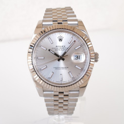 Швейцарський годинник Rolex Datejust 41mm Jubilee Silver Dial