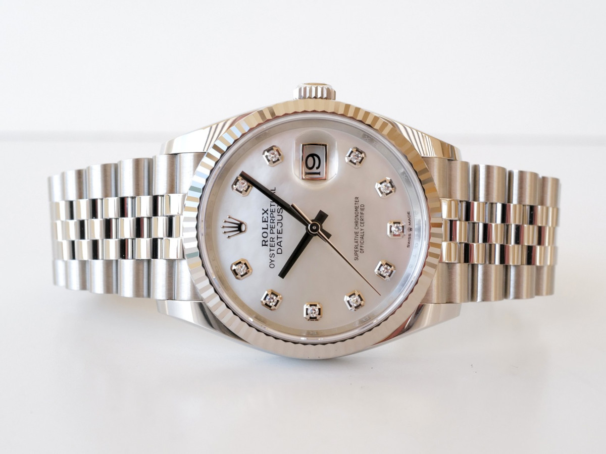 Часы Rolex Datejust 36 Jubilee Steel MOP Diamond Dial NEW (05/2026)