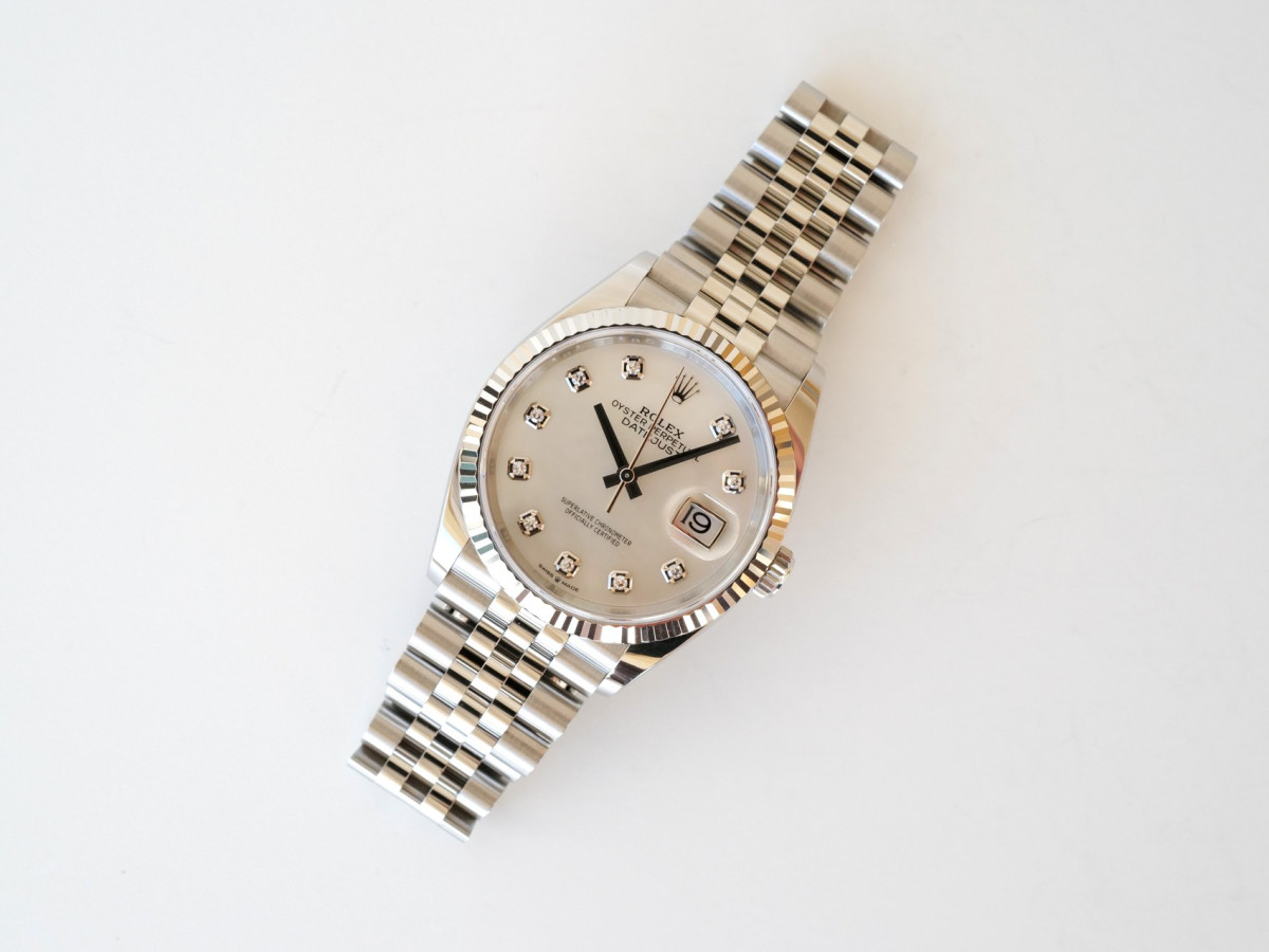 Часы Rolex Datejust 36 Jubilee Steel MOP Diamond Dial NEW (05/2026)[8]