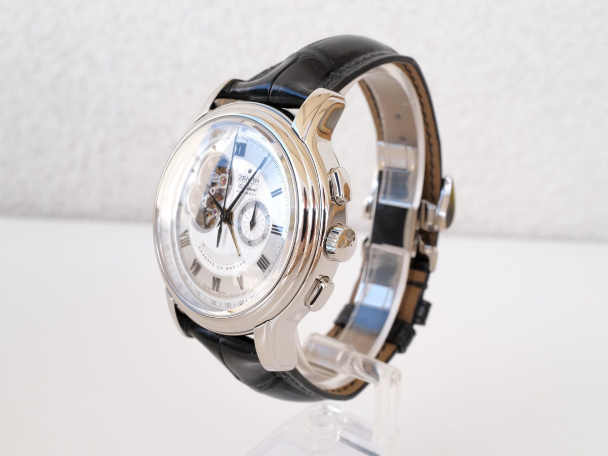 Часы Zenith El Primero Chronomaster Open Reserve Chronograph Silver Dial 45mm[7]
