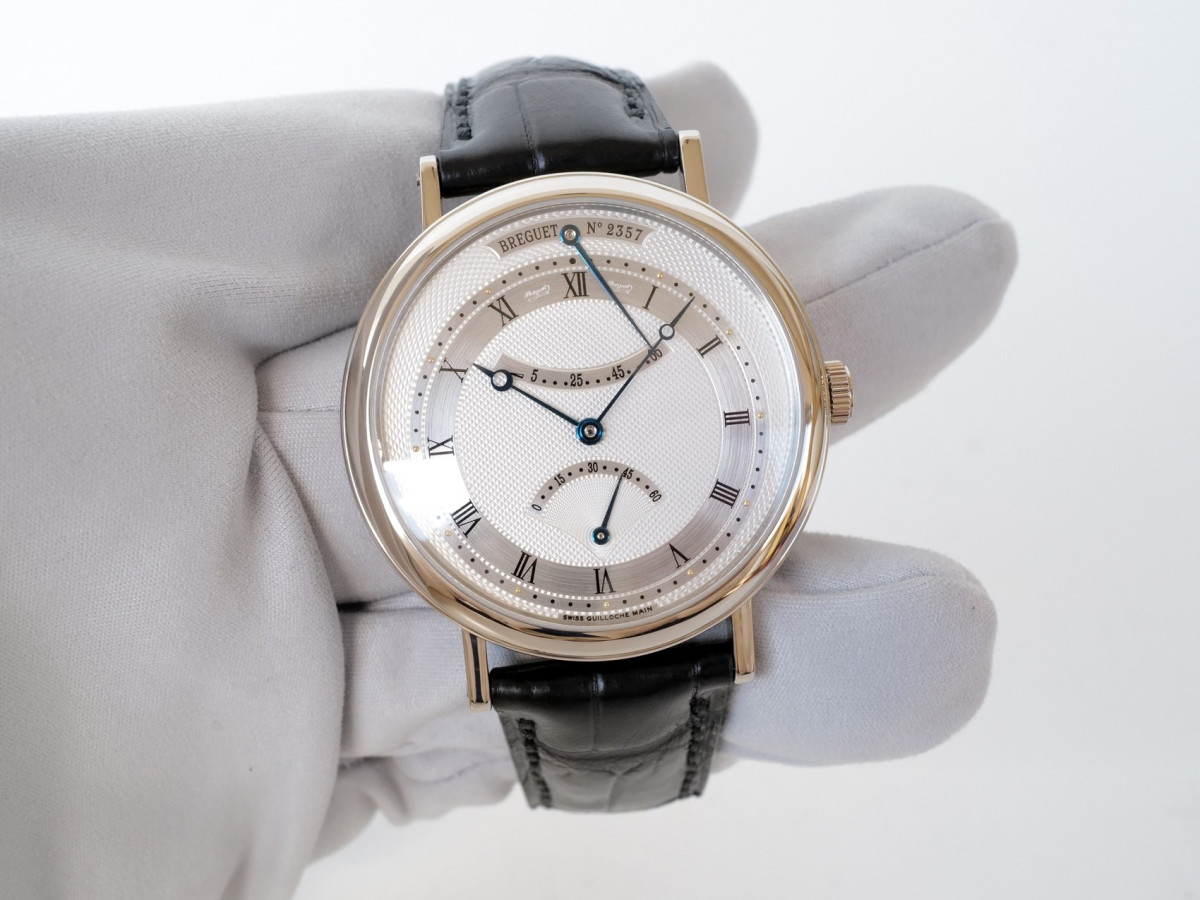 Часы Breguet Classique Retrograde Seconds Power Reserve 18K White Gold[8]