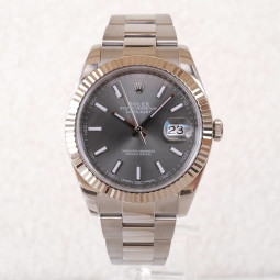 Швейцарський годинник Rolex Datejust 41mm Rhodium Dial 