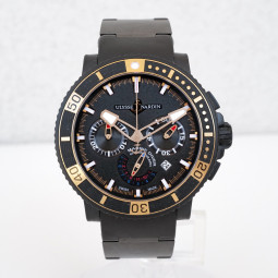 Швейцарские часы Ulysse Nardin Diver Black Sea Maxi Marine Chronograph 46mm