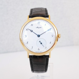 Breguet Classique 18K Yellow Gold White Enamel Dial 40mm Swiss watch