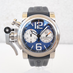 Швейцарський годинник Graham Chronofighter Oversize Blue Dial 46mm