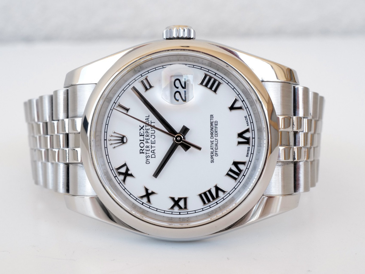 Годинник Rolex Datejust 36mm Jubilee Steel White Roman Dial (2025)
