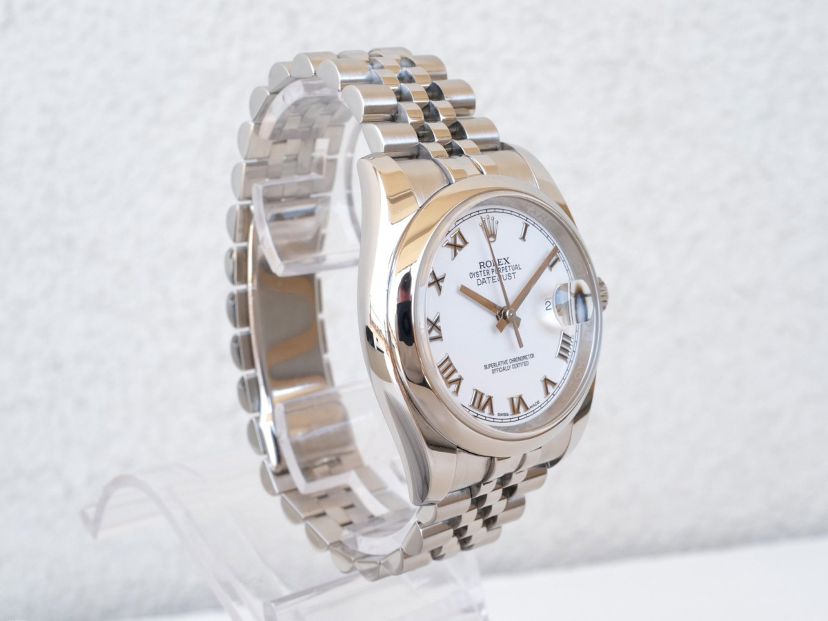 Годинник Rolex Datejust 36mm Jubilee Steel White Roman Dial (2025)[6]