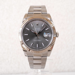 Швейцарський годинник Rolex Datejust 41mm Oyster Gray Dial