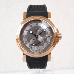 Breguet Marine Dual Time GMT 18K Rose Gold Swiss watch