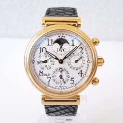 Швейцарський годинник IWC Da Vinci Perpetual Calendar Chronograph 18k Yellow Gold