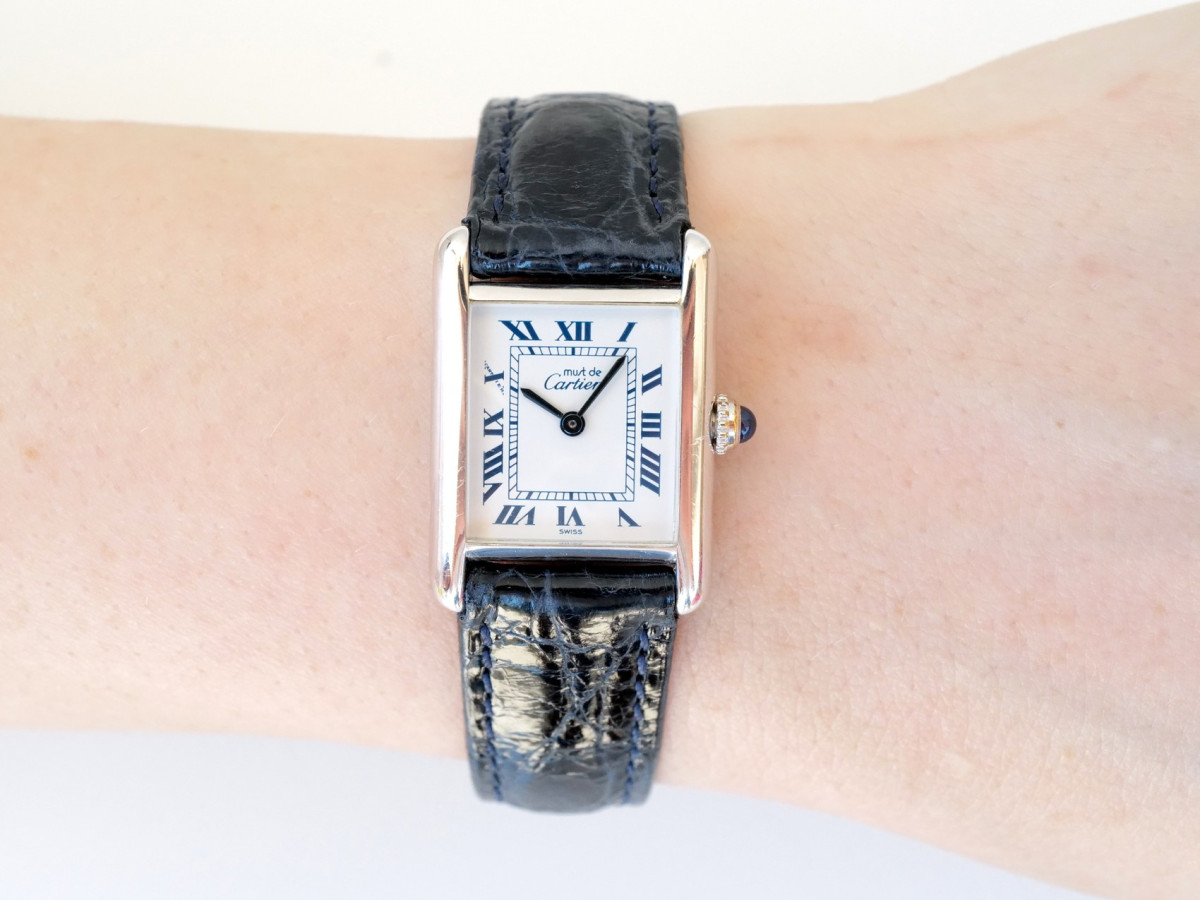 Годинник Cartier Must Tank Ivory Roman Dial[5]