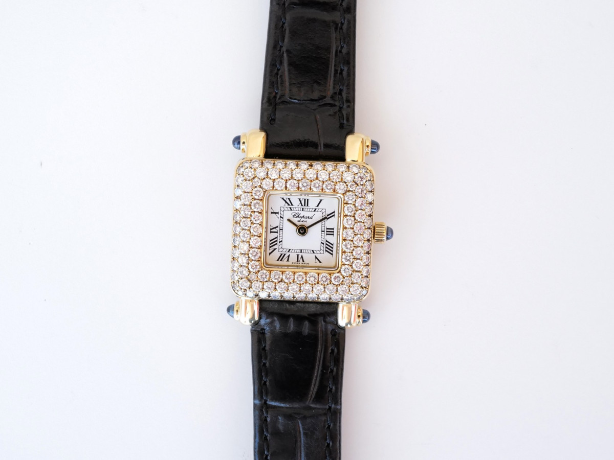 Годинник Chopard Happy Sport 18K Yellow Gold 2ct Diamonds[8]