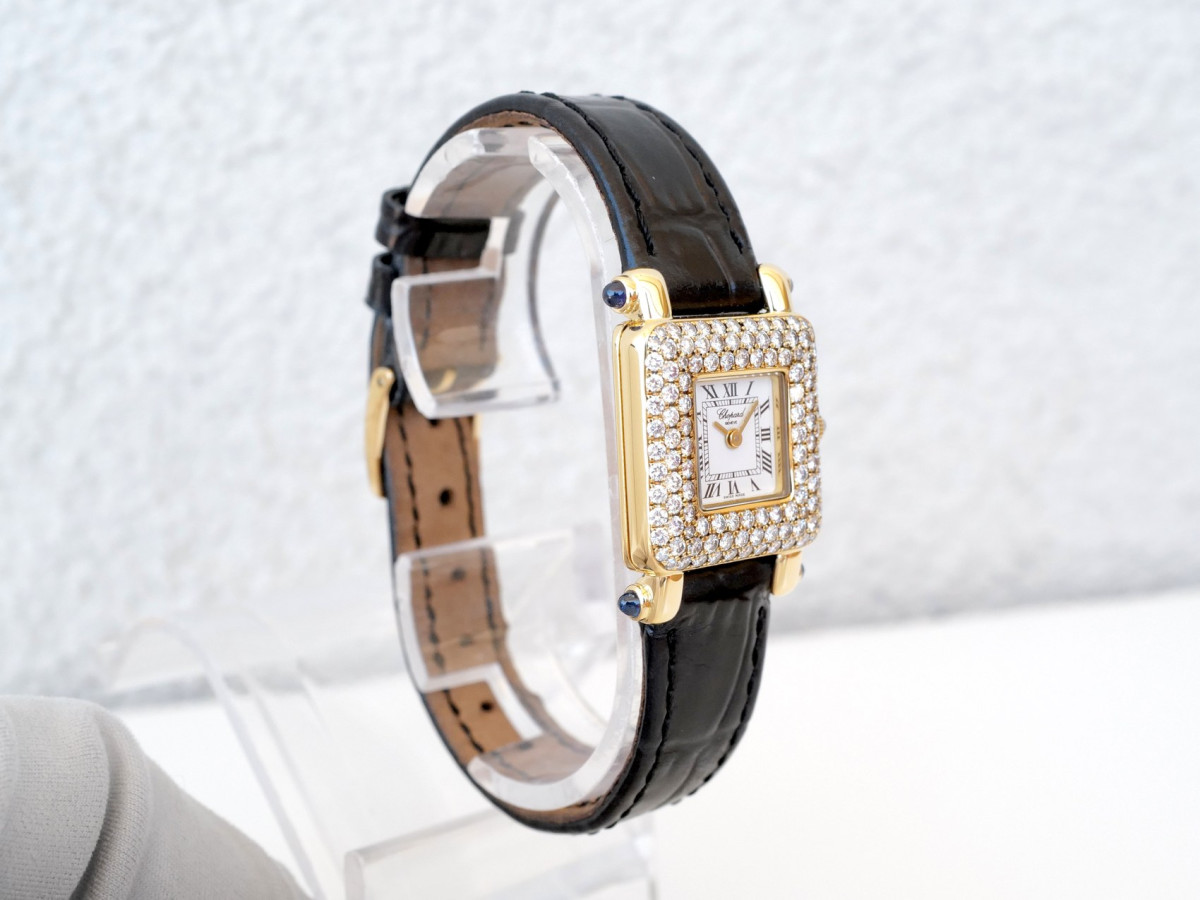 Годинник Chopard Happy Sport 18K Yellow Gold 2ct Diamonds[6]