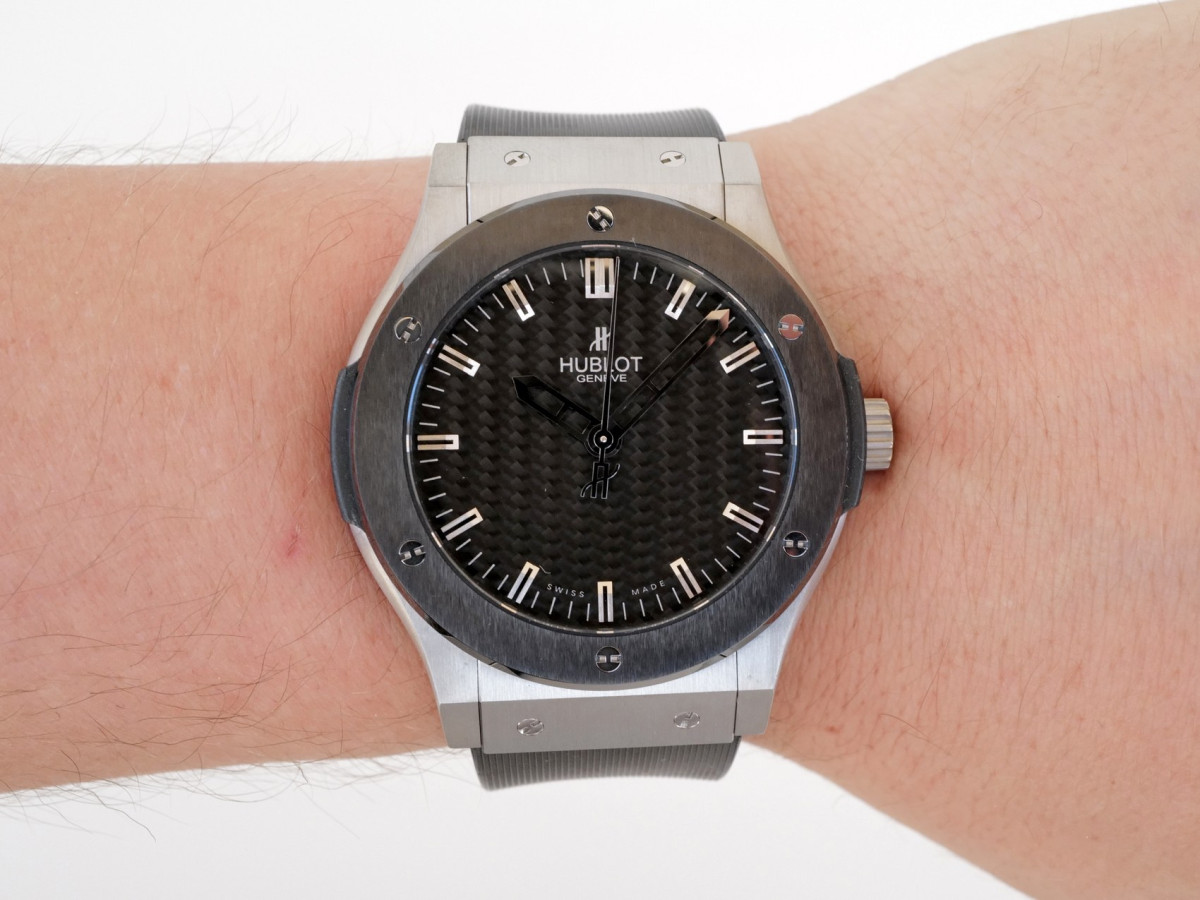 Годинник Hublot Classic Fusion Zirconium Ceramic Carbon Dial 45[5]