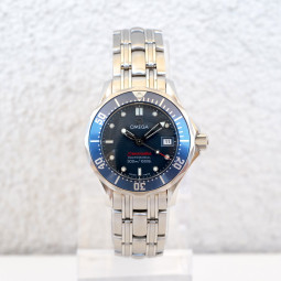 Omega Seamaster Diver 300 M Lady Blue Dial Quartz 28mm Swiss watch
