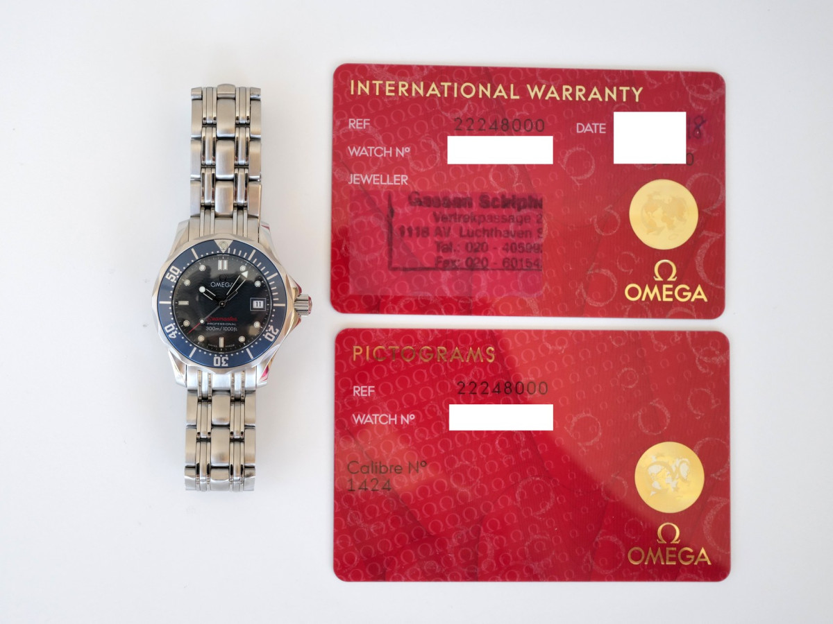 Omega Seamaster Diver 300 M Lady Blue Dial Quartz 28mm watch[9]