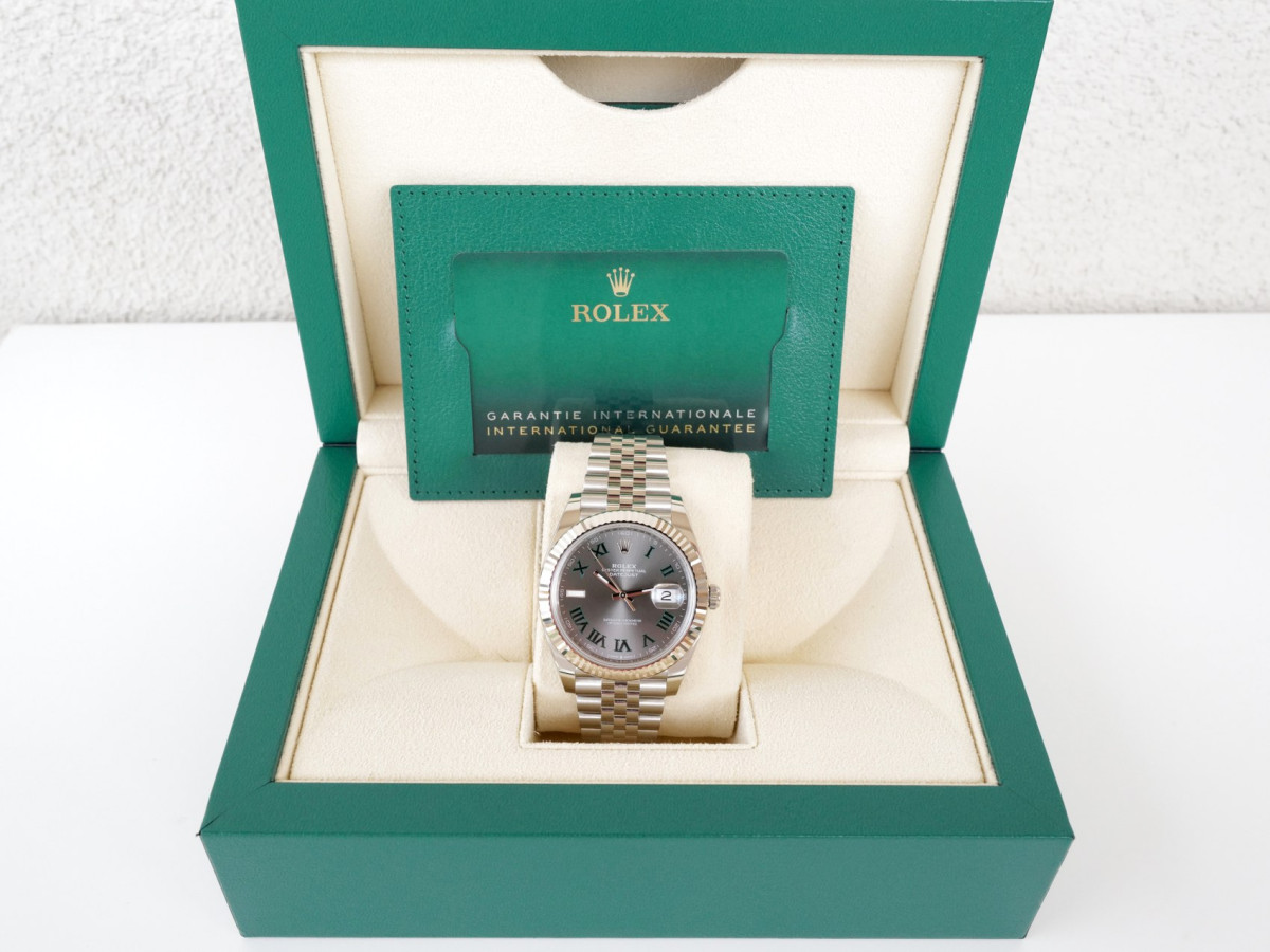 Часы Rolex Datejust 41 Jubilee Wimbledon Grey Dial (2024!)[9]