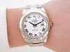 Rolex Datejust 41 White Romans Dial Domed Bezel Oyster Bracelet watch[5]