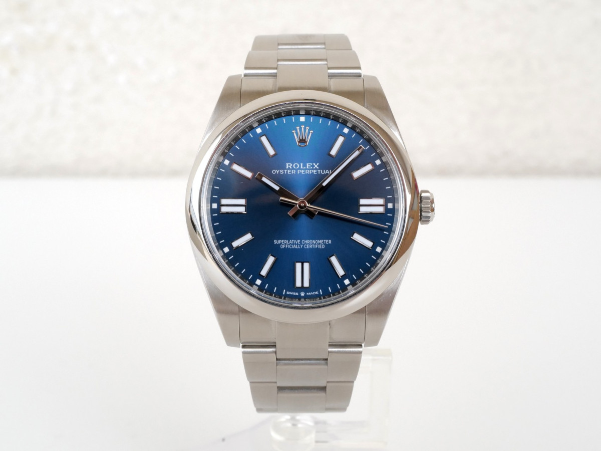 Купити годинник Rolex Oyster Perpetual 41 Blue Dial (2024)