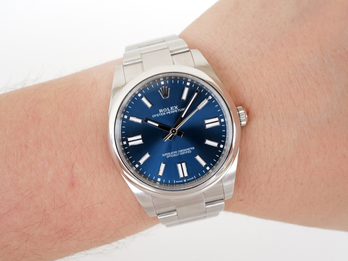 Годинник Rolex Oyster Perpetual 41 Blue Dial (2024)[5]