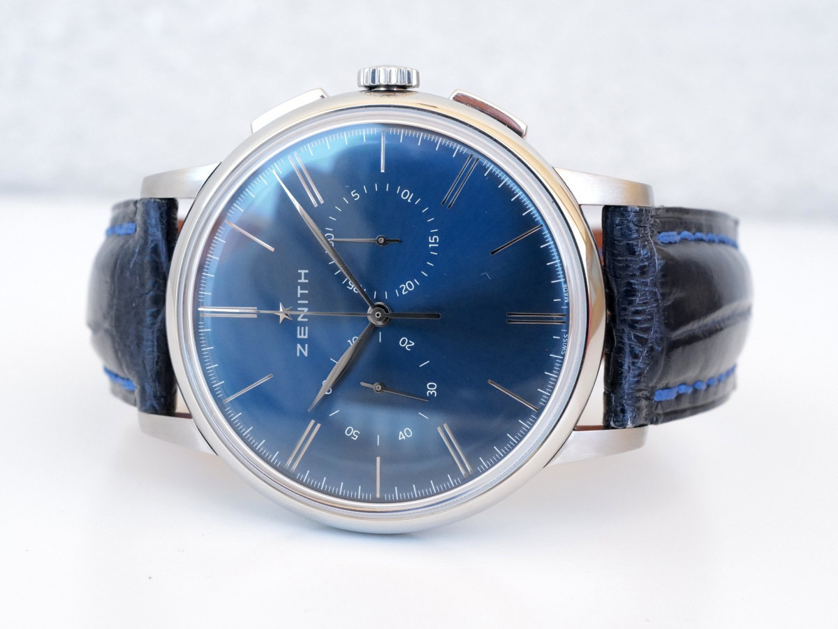 Годинник Zenith Elite Chronograph Classic Blue Dial 42 mm