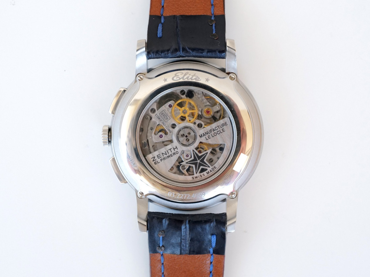 Годинник Zenith Elite Chronograph Classic Blue Dial 42 mm[3]