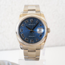 Швейцарские часы Rolex Datejust 36mm Oyster Steel Blue Dial