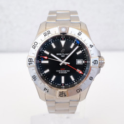 Breitling Avenger Automatic GMT 44 Black Dial NEW Swiss watch