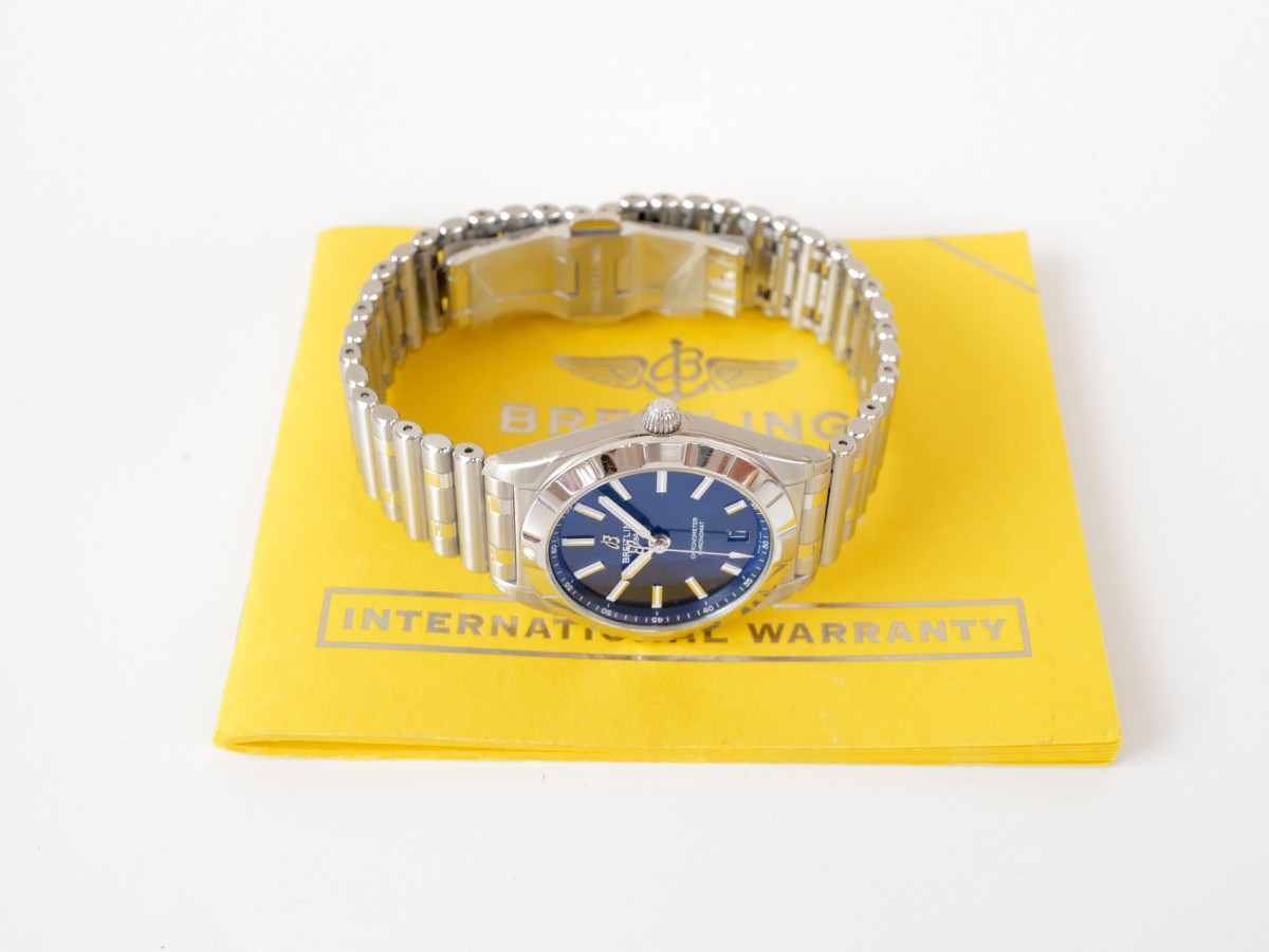 Breitling Chronomat 32 Blue Dial NEW watch[9]