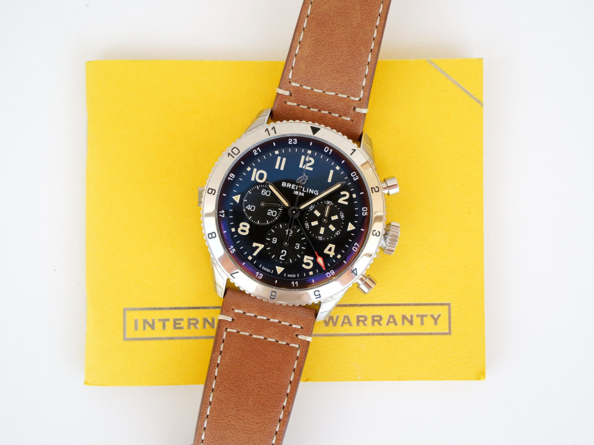 Breitling Super AVI Classic P-51 Mustang GMT 46 NEW watch[9]