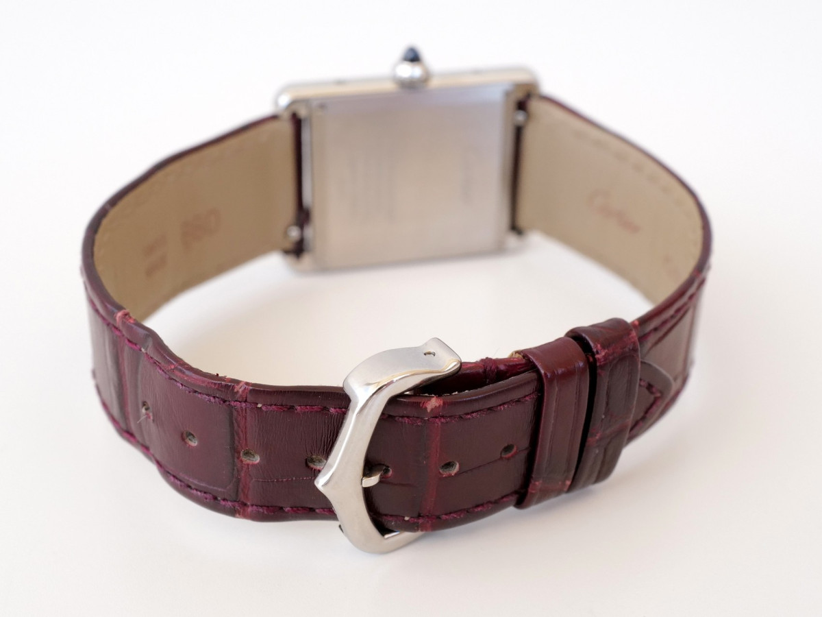 Часы Cartier Tank Must De Cartier Burgundy Dial[2]