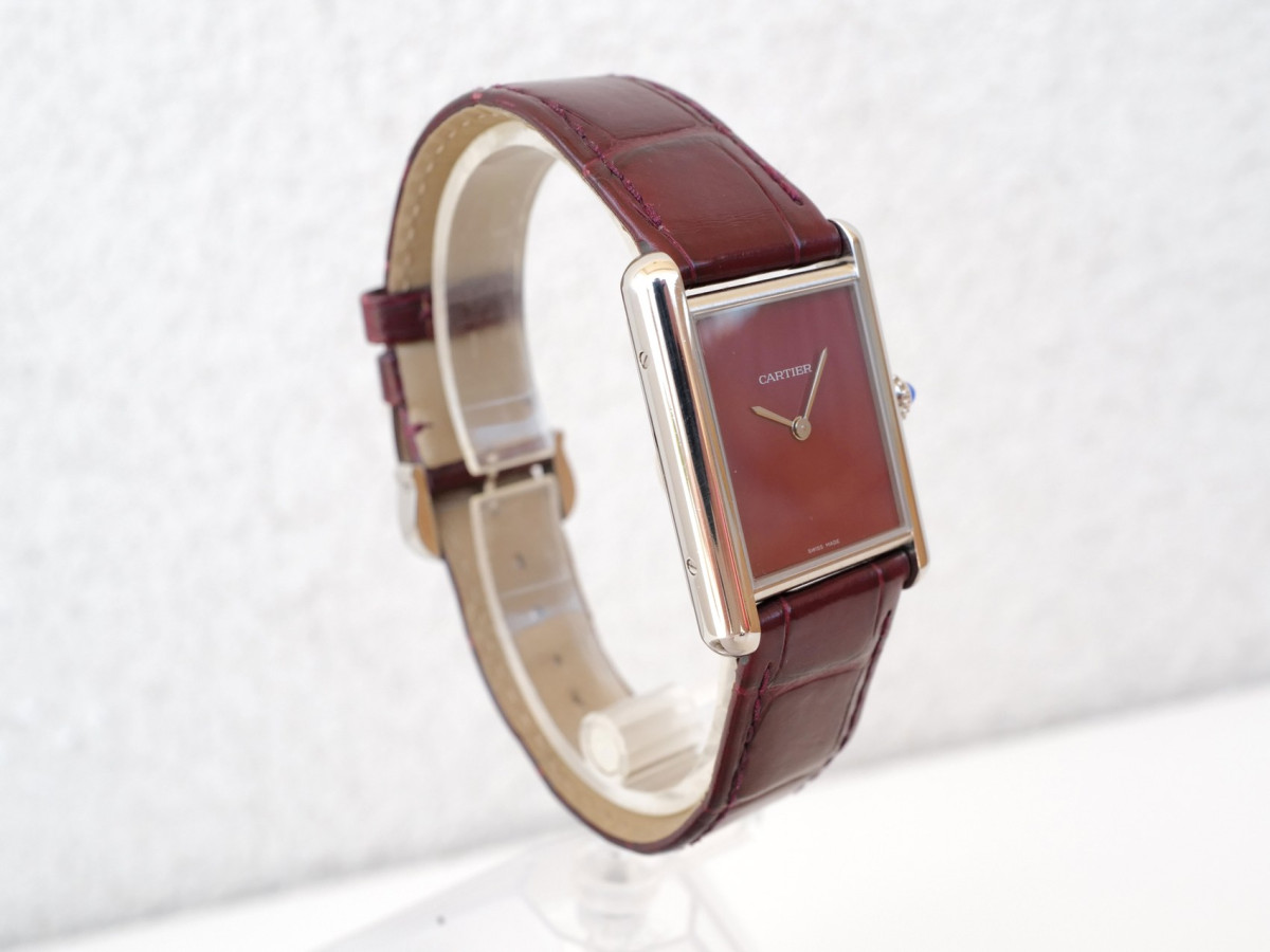 Часы Cartier Tank Must De Cartier Burgundy Dial[6]