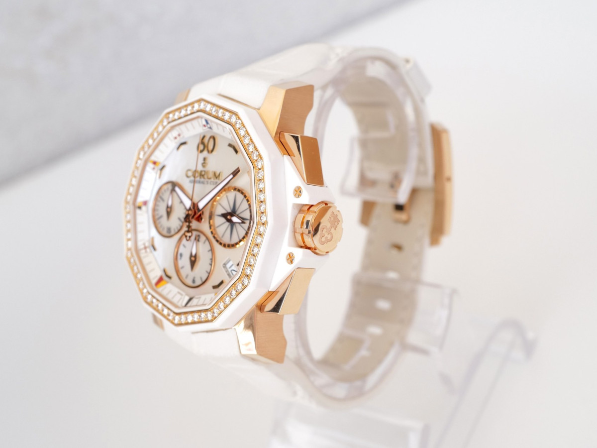 Годинник Corum Admiral's Cup Challenger Diamonds MOP Dial Limited Edition 18K Rose Gold 40[7]