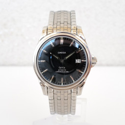 Omega De Ville Co-Axial Black Dial 38 Swiss watch
