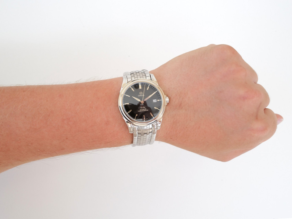 Omega De Ville Co-Axial Black Dial 38 watch[4]